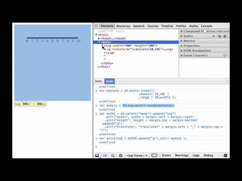 D3.js Axes Manipulation - D3.js v3 Tutorial