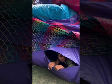 Naughty boy BREAKS a bouncy castle so his friends can't ride it anymore! 😱💔