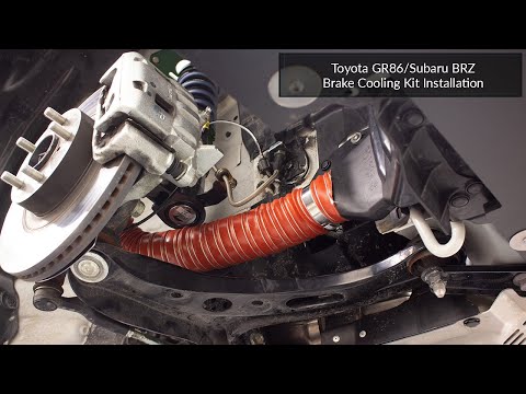 Toyota GR86/Subaru BRZ Brake Cooling Kit Installation