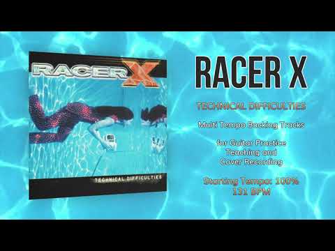 RACER X - Technical Difficulties - 100% Tempo (131 BPM) Backing Track