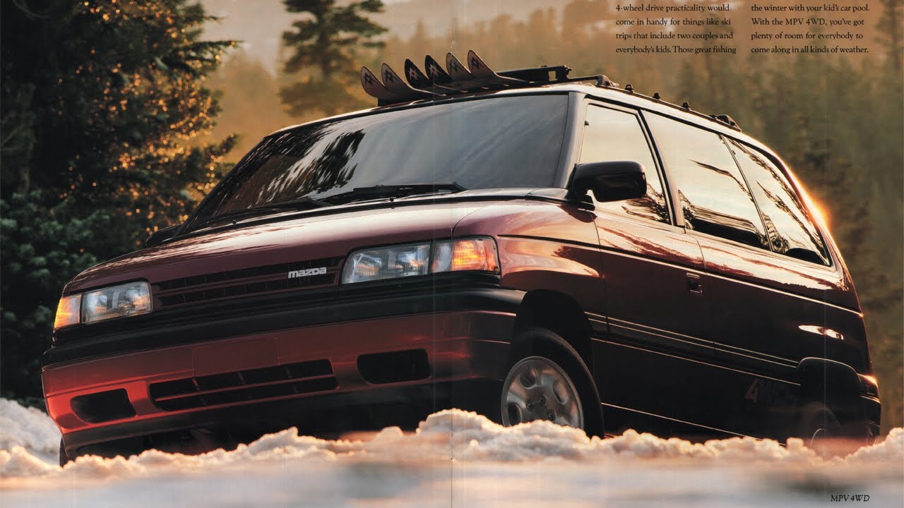 1992英語版<初代(1st)>MAZDA MPV MINIVAN左ハンドル対 ...