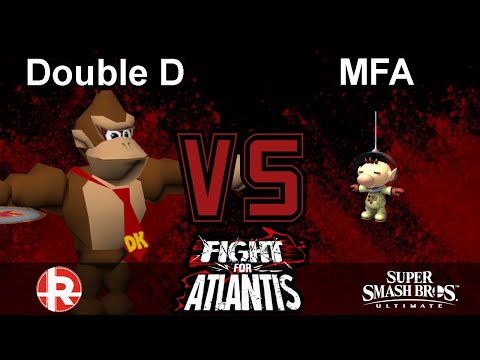 MFA (Olimar) vs Double D (Donkey Kong) - Fight for Atlantis Smash Ultimate