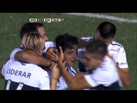 Gol de Faravelli. Arsenal 0 - Gimnasia 1. Fecha 8. Primera División 2016