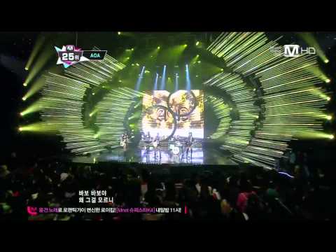 Live HD | 121115 AOA "Get Out" (Band Ver.) @ MNET 엠! 카운트다운