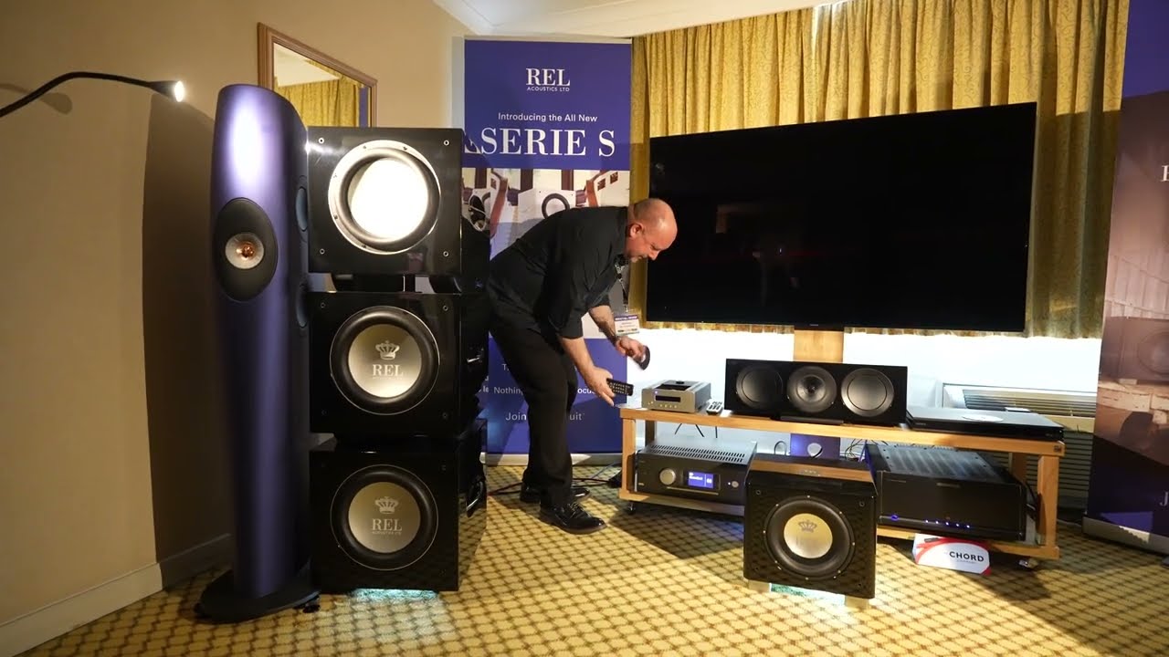 KEF Blade Two Meta / REL Acoustics Serie S Subwoofer× 6 - The Bristol Hi-Fi Show 2024