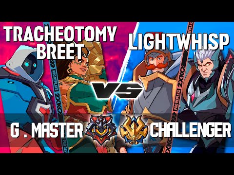 2XKO ▰ TRACHEOTOMY - BREET (Illaoi-Blitzcrank) vs LIGHTWHISP (Braum-Darius) ▰ 2XKO Pro level replays