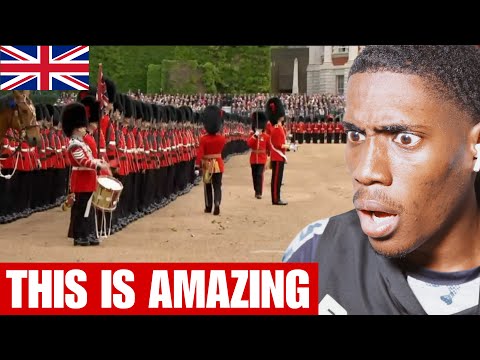 American Reacts to 4 Trooping the Colour - Escort to the Colour