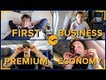 Flying With LUFTHANSA In All Four Classes: First Class, Business, Premium & Economy