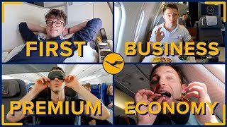 Flying With LUFTHANSA In All Four Classes: First Class, Business, Premium & Economy