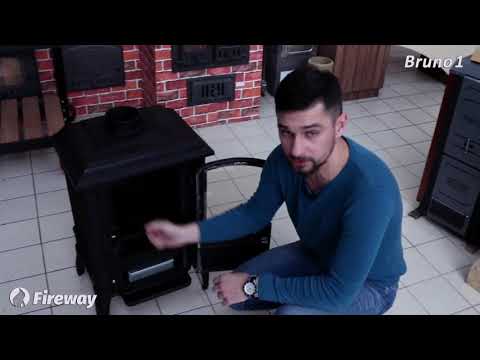 Отопительная печь Буржуйка из чугуна Bruno 1 от Fireway Отопление дома от 40 до 90 квадратов