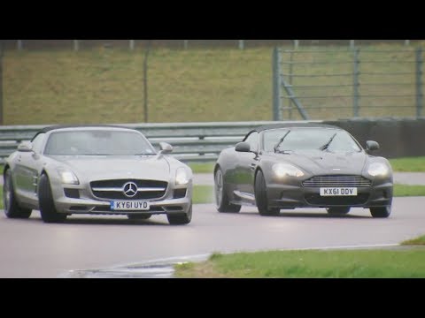 Fifth Gear: Aston Martin Vs Mercedes SLS Sportster