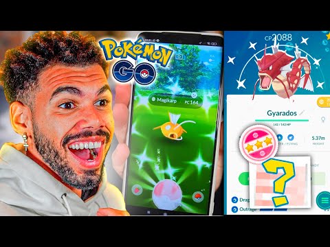 CONSEGUIMOS UM NOVO SHINY GYARADOS - POKÉMON GO | Cris |