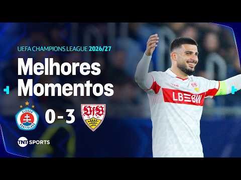 STUTTGART ATROPELA FORA DE CASA E SEGUE 100% NA CHAMPIONS! SLOVAN BRATISLAVA 0X3 STUTTGART