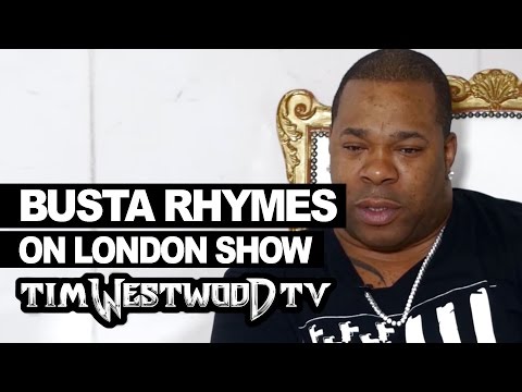 Busta Rhymes on first London show in 5 years - Westwood
