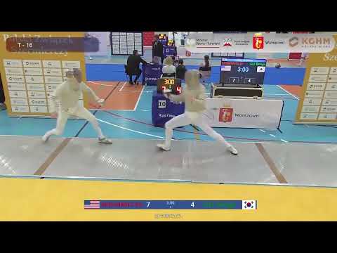 Warsaw World Cup 2023 SMS - L16 - Eli Dershwitz USA v Gu Bon Gil KOR