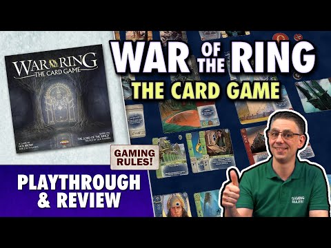 War of the Ring: The Card Game - 6 Player playthrough and review
