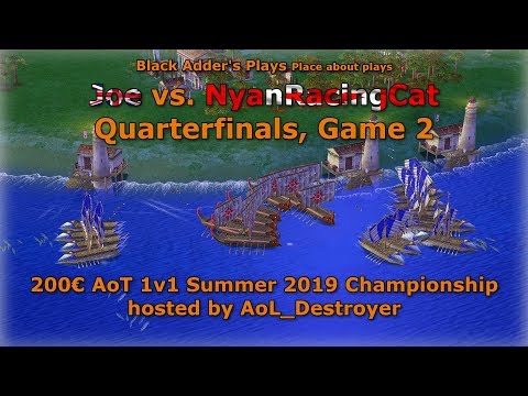 Summer 2019 Championship, QF - Joe vs. NyanRacingCat, Game 2 - Age of Mythology: The Titans