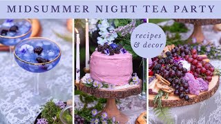 Enchanted Evening Tea Party 🫖🌸🌿 Whimsical Midsummer Night's Dream-Inspired Recipes &amp; Decor Ideas