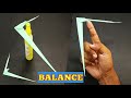 PAPER BARD BALANCING MAGICAL EASY ORIGAMI TOY BALANCING BARD How To Make Paper Easy Balancing Toy