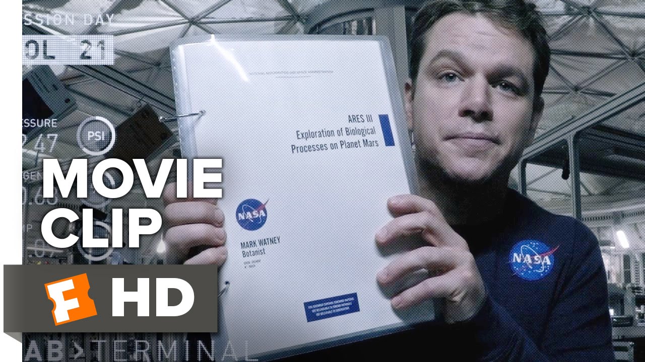 The Martian Movie CLIP - Let's Do the Math (2015) - Matt Damon, Jessica Chastain Movie HD
