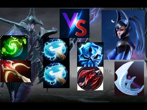 HOW REAL MAN PLAY RAZOR   2022 DEC  DOTA 2 - Razor Arcana vs LUNA late game battle