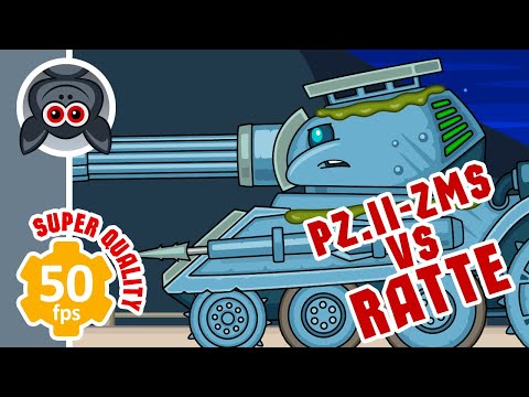 Ратте против Зомби-Супермутанта-Pz-II. Мультики про танки
