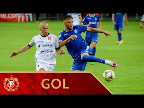 Widzew Łódź - Lech II Poznań 0:2 - gol Pawła Tomczyka