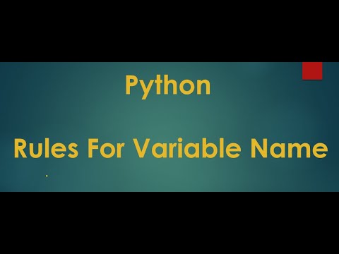 Python Variable Naming Conventions Best Practices For Clean Code Python Variables Variablename