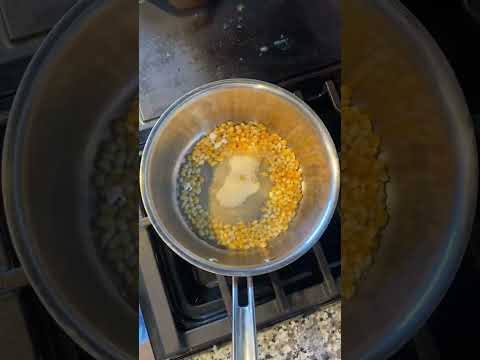 The BEST Homemade Kettle Corn #shorts #cooking #food #fyp #corn #popcorn #trending