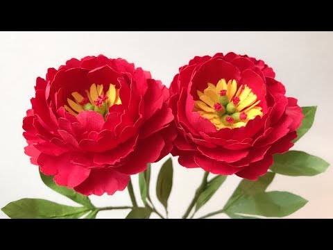 ABC TV | How To Make Peony Paper Flower With Shape Punch #2 - Craft Tutorial