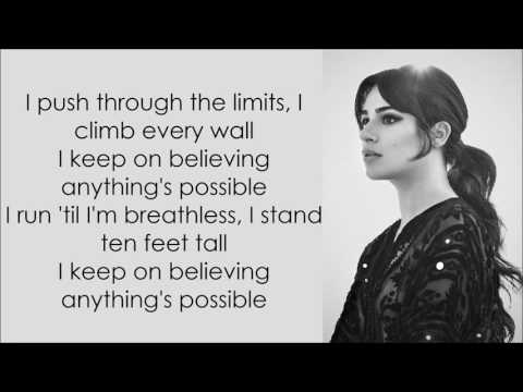Lea Michele ~ Anything's Possible ~ Lyrics