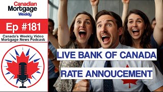 Live Bank of Canada Interest Rate Announcement Today