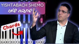 Yishtabach Shemo by Yaakov Shwekey. ישתבח שמו - יעקב שוואקי. Piano tutorial with chords