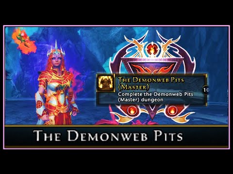 NEW DUNGEON: Demonweb Pits (Master) on Wizard DPS (gameplay) All Boss Fights - Neverwinter Preview