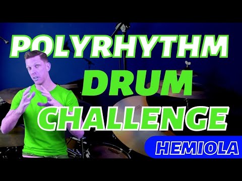 Polyrhythm Drum Challenge | Hemiola