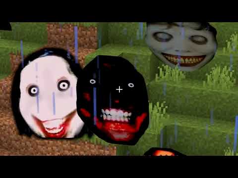 NEXTBOT WHITE DEMON STALKBOT AND TOMINO CHASED ME in Minecraft