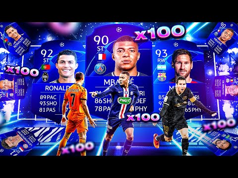 What do you get from 100 Guaranteed 81+ UCL Packs?