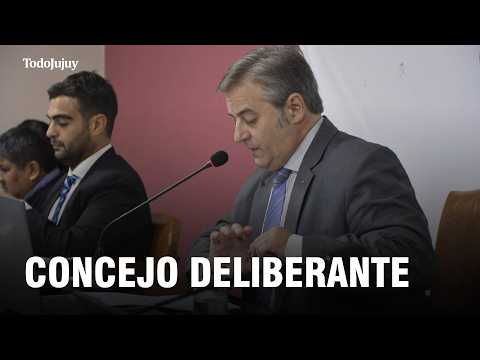 GASTÓN MILLÓN -  Sesión en el Concejo Deliberante de San Salvador de Jujuy
