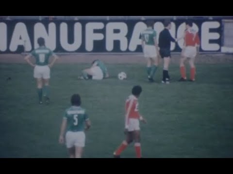 ASSE 5-2 Nîmes - 27e journée en retard de D1 1975-1976