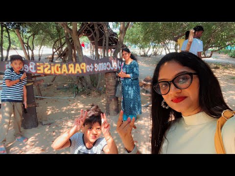 Paradise beach #lagoon 45 minutes from Pondicherry #shipping #myvideo #pondicherrydiaries