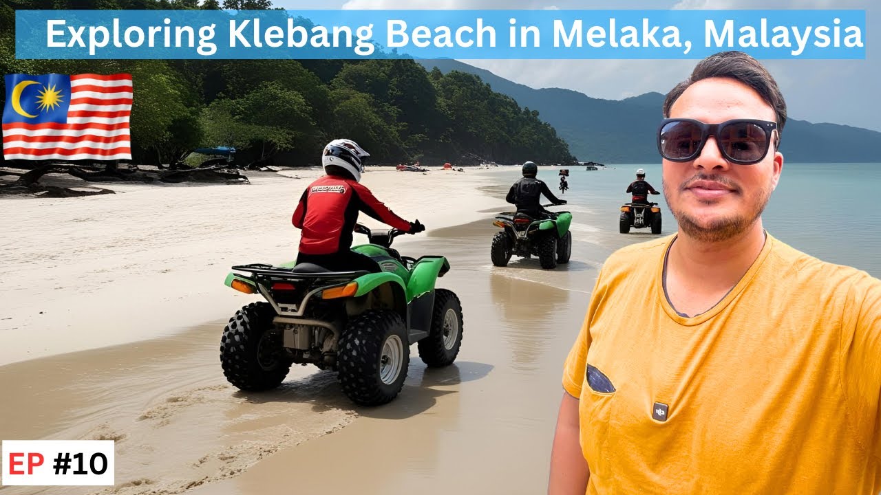 An adventurer explores the exotic Pantai Klebang in this video.