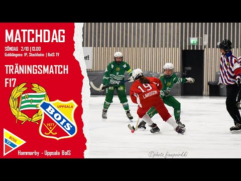 221002 Träningsmatch F17 Hammarby - Uppsala BoIS