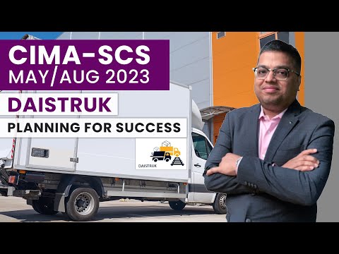 CIMA -SCS  |  May/Aug 2023  |  DAISTRUK  |  Planning for Success