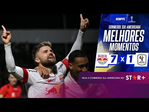 Gols e lances de Red Bull Bragantino x Tacuary