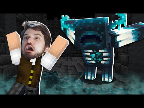 TESTED THE NEW WARDEN AND NOW I'M CRYING IN THE SHOWER!  - Minecraft