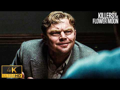 Leonardo DiCaprio Interrogation Scene - Killers of the Flower Moon | 4K