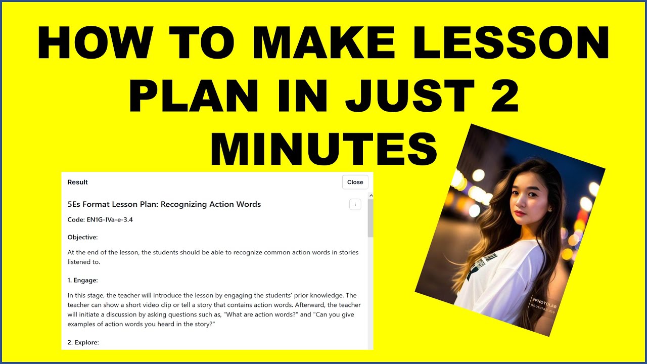 HOW TO MAKE A LESSON PLAN IN JUST 2 MINUTES | MELC BASED (5Es) | Lesson Planner PH
