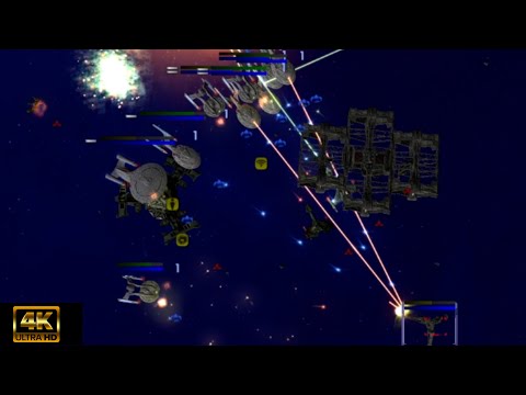 4K Star Trek Armada 2 - Fleet Operations Mod - Feds Vs Klingons Test #1