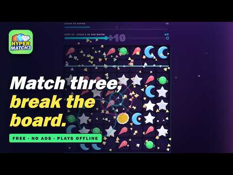 HyperMatch3: Match 3 Puzzle video thumbnail