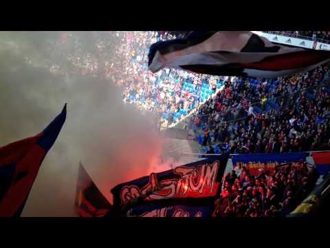 FC Basel - FC Zürich Pre-Match Pyro 10.04.2016